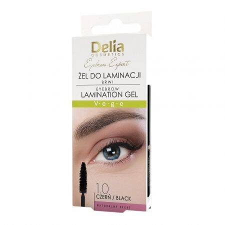 DELIA COSMETICS Eyebrow Expert Żel do laminacji brwi czarny 4 ml