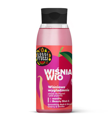 Farmona Tutti Frutti Wiśnia Wio Olejek do kąpieli i pod prysznic Wiśniowe Wygładzenie 400ml