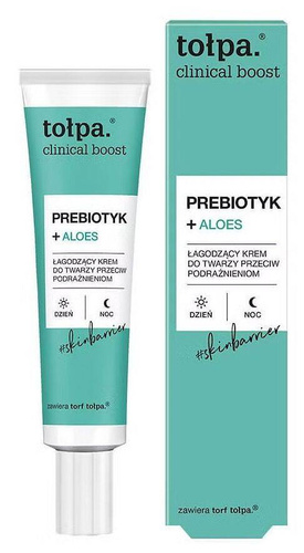 Tołpa Clinical Boost Prebiotyk + Aloes Łagodzący Krem do twarzy 40 ml