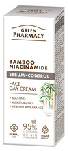 Green Pharmacy Krem do Twarzy na Dzień z Bambusem i Niacynamidem 50 ml