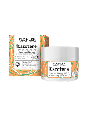 Floslek Beta Carotene Krem nawilżający z beta-karotenem SPF15 na dzień 50ml