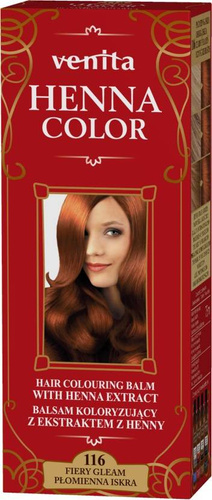VENITA Henna Color Balsam koloryzujący z ekstraktem z Henny - 116 Płomienna Iskra