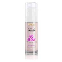 Delia Cosmetics Skin Care Defined Baza pod makijaż Go Glow rozświetlająca  30ml