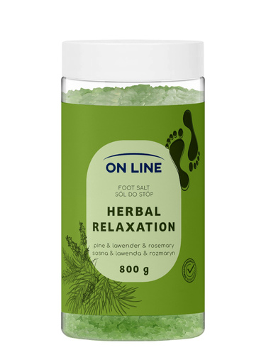 ON LINE Sól do stóp Herbal Relaxation 800 g