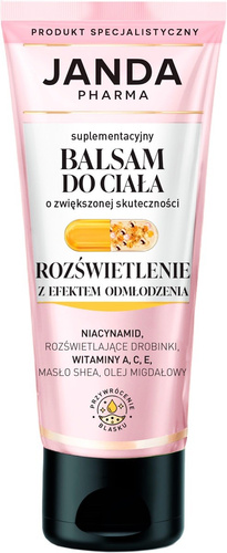 JANDA Pharma Balsam do ciała rozświetlający z efektem odmłodzenia 200 ml