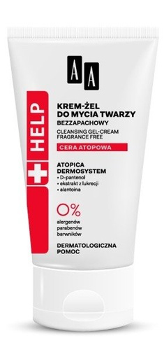 AA HELP Cera Atopowa Krem-żel do mycia twarzy  125ml