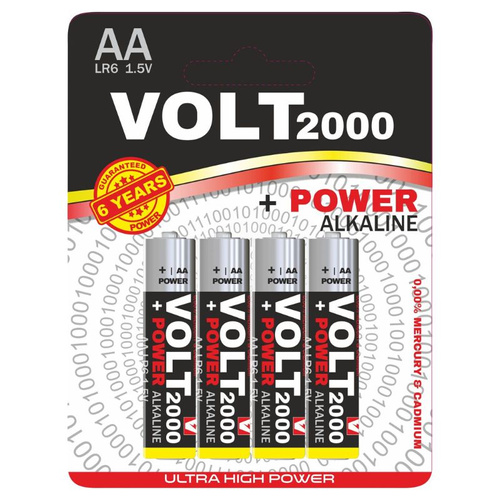Volt Baterie alkaliczne Volt2000 AA LR06 4 szt.