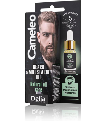 Delia Cosmetics Cameleo Men Olejek do brody i wąsów  10ml