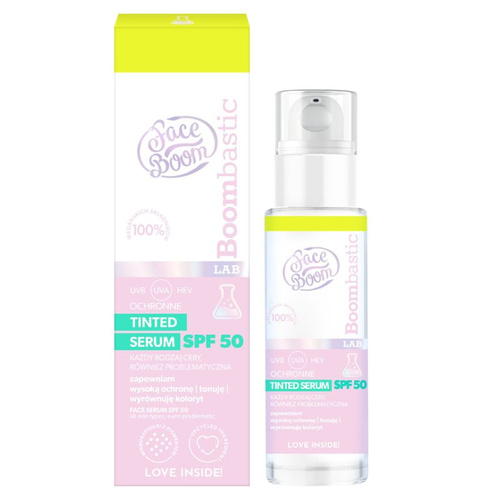 FACEBOOM Bombastic Lab Tinted Serum SPF 50 - Ochronne 30 ml