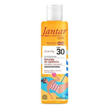 Jantar Sun bursztynowa wodoodporna emulsja do opalania family SPF 30 z hydrolatem z neroli 200ml