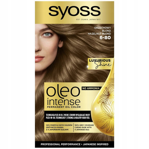 Schwarzkopf Syoss Farba do włosów Oleo 6-80 orzechowy blond