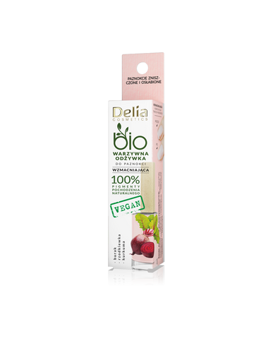 Delia Cosmetics Bio Warzywna Odżywka wzmacniająca do paznokci - Burak  11ml