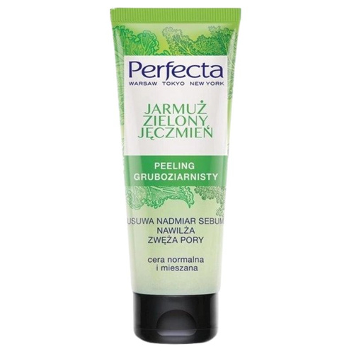 Perfecta Oczyszczanie Peeling gruboziarnisty Jarmuż i Zielony Jęczmień  75ml