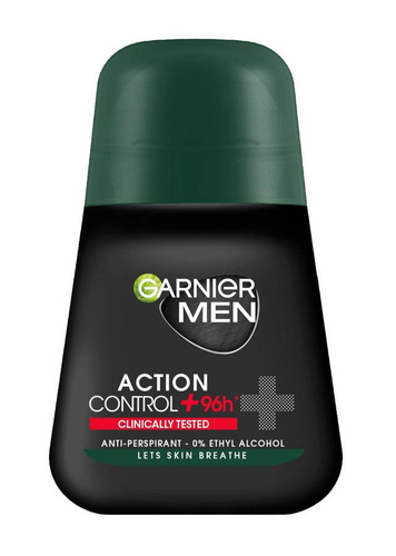 Garnier Men Dezodorant roll-on Action Control 96h+ Clinically Tested   50ml