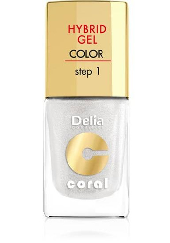 Delia Cosmetics Coral Hybrid Gel Emalia do paznokci nr 32  11ml