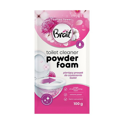 BRAIT Pieniący Proszek do Toalet Cotton Flower 100 g