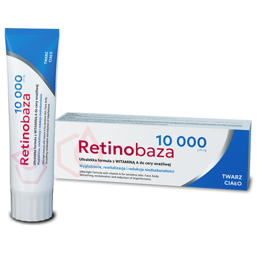 Retinobaza 10 000 ultralekka formuła z witaminą A do cery wrażliwej 30g