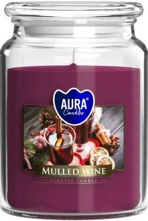 Aura Świeca zapachowa - Grzane Wino 195g