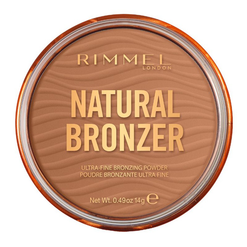 Rimmel Natural Bronzer – efekt opalonej skóry z lekkim rozświetleniem 002 Sunbronze