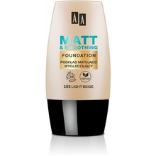 AA Make Up Matt Podkład matująco-wygładzający 103 Light Beige  30ml