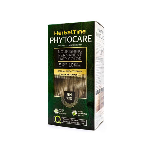 Herbal Time Phytocare Farba do włosów naturalna 8N Natural Blonde