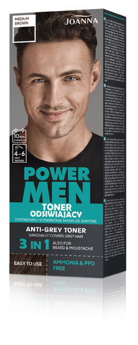 JOANNA Power Men Toner 03 Medium Brown 80g
