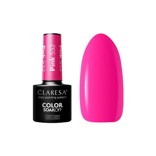 CLARESA Lakier hybrydowy Pink 532 5g