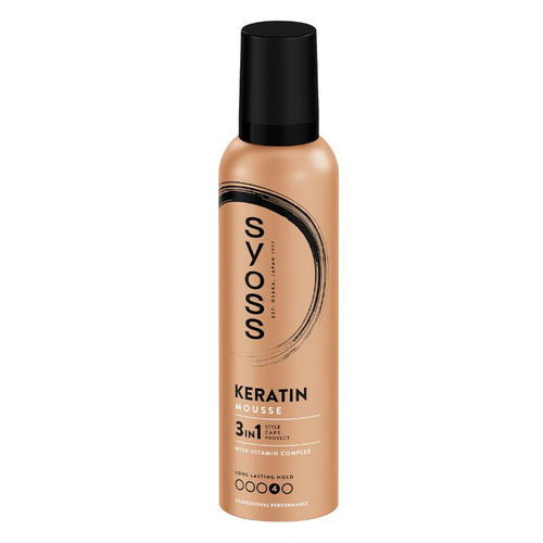 Schwarzkopf Syoss Keratin Pianka do włosów supermocna  250ml