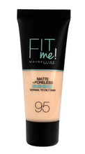 Maybelline Fit Me! Podkład matujący nr 95 Fair Porcelain  30ml