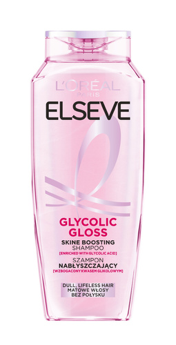 LOREAL ELSEVE Glycolic Gloss Szampon nabłyszczający do włosów matowych i bez połysku 400 ml