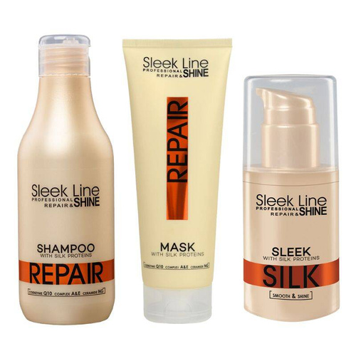 Stapiz Sleek Line Repair Zestaw pielęgnacyjny do włosów