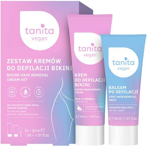 TANITA Zestaw do depilacji bikini (Krem 50ml + Balsam 30ml)