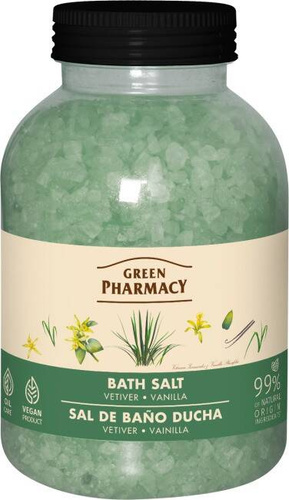 GREEN PHARMACY Sól do kąpieli Wetyweria+Wanilia 1000 g