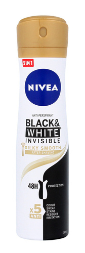 Nivea Dezodorant INVISIBLE SILKY SMOOTH spray damski  150ml
