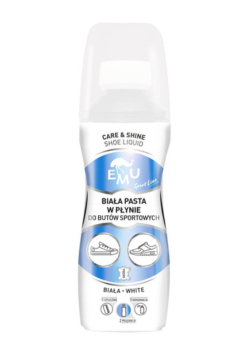 EMU Sport Line Biała Pasta w płynie do butów sportowych 75ml