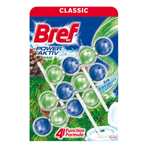 Bref Power Aktiv Zapachowa Zawieszka do WC Sosnowy Las 3 x 50G