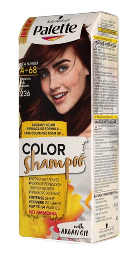 Palette Color Shampoo Szampon koloryzującynr 236 Kasztan