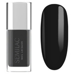 SEMILAC Nail Lacquer Klasyczny lakier do paznokci 109 Classic Black 9 ml