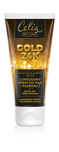 Celia Gold 24K Luksusowy Krem do rąk i paznokci  80ml
