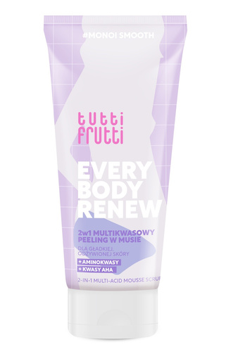 TUTTI FRUTTI Everybody Renew 2w1 Multikwasowy Peeling w Musie 200 ml