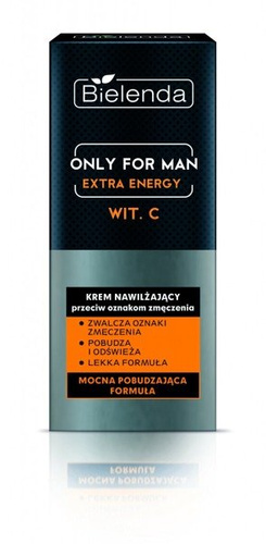 Bielenda Only for Man Extra Energy Krem nawilżający przeciw oznakom zmęczenia  50ml