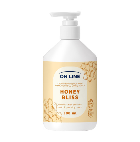 Kremowe mydło do rąk i ciała Miód & Proteiny Mleka 500 ml - ON LINE