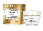 PERFECTA Ceramedica PEP3 50+ Liftingujący przeciwzmarszczkowy krem na dzień i na noc 50 ml