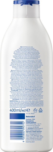 NIVEA Balsam Regenerujący do Ciała Repair & Care 400 ml