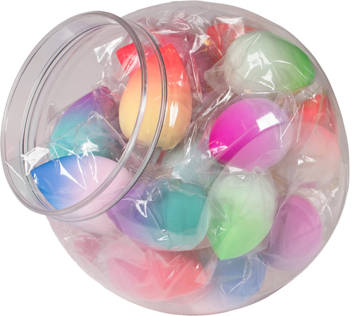 Top Choice Gąbki Blendery do Makijażu w Słoiku - 24 sztuki