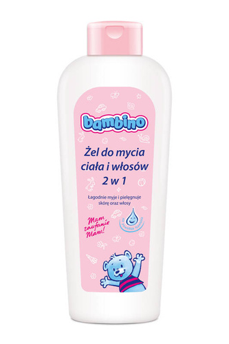 BAMBINO Żel do mycia ciała i włosów 2w1 dla Dzieci i Niemowląt  400 ml