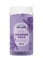 ON LINE Sól do kąpieli Lawendowe Pole 800 g