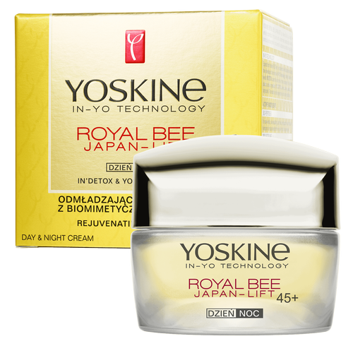 YOSKINE Royal Bee Japan-Lift 45+ Krem Przeciwzmarszczkowy z Peptydami 50 ml