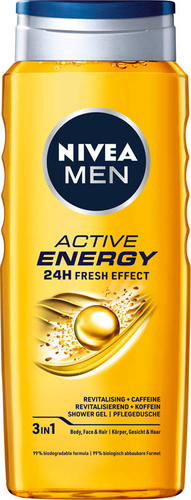 Nivea Men Żel pod prysznic Active Energy 500ml