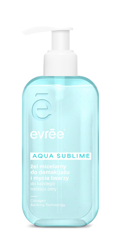 EVREE Aqua Sublime Żel micelarny do demakijażu i mycia twarzy 200 ml